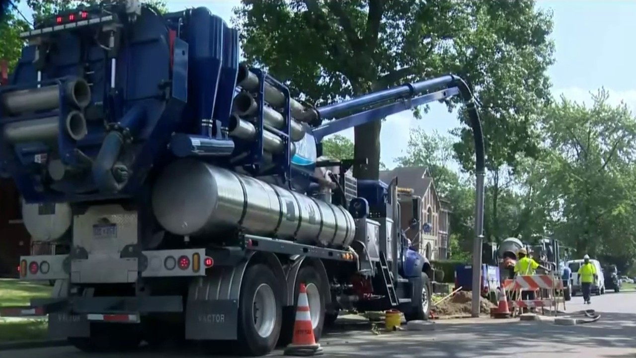 Detroit Water and Sewerage Department starts clearing out...